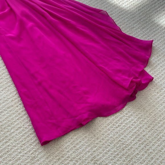 Bright Pink BADGLEY MISCHKA Ballgown Dress - Picture 5 of 15